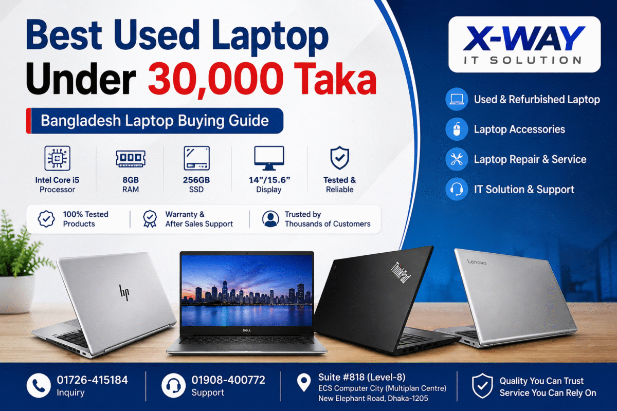 Best used laptop under 30000 Taka in Bangladesh